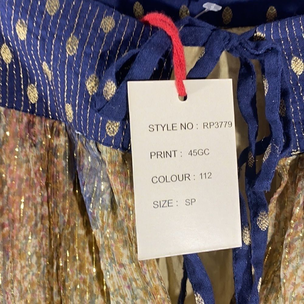 ANTHROPOLOGY RAGA NADINE SHIMMERS MIDI DRESS NEW NWT SMALL & SP - Picture 10 of 14